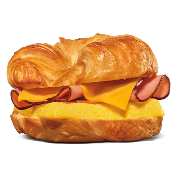Ham, Egg, & Cheese Croissan’wich
